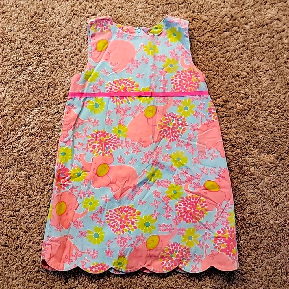 Child's Size 5 Elephant Dress